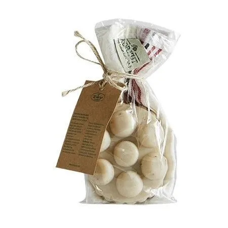 Olivos Olivenolje massasjesåpe med klut, 135g
