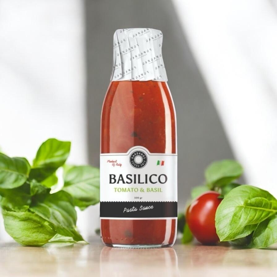 Dardanos Basilico Pasta Sauce 500g