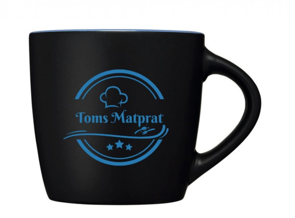 Toms matprat keramikk-krus, blå