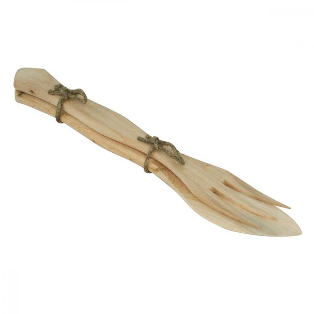 Kniv og gaffel sett i einer