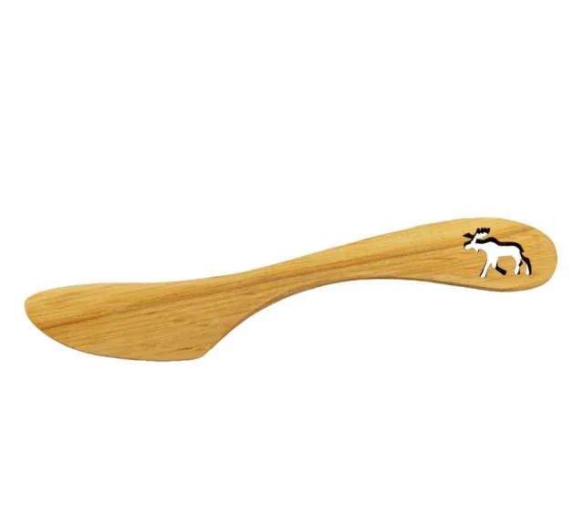 Smørkniv med elg