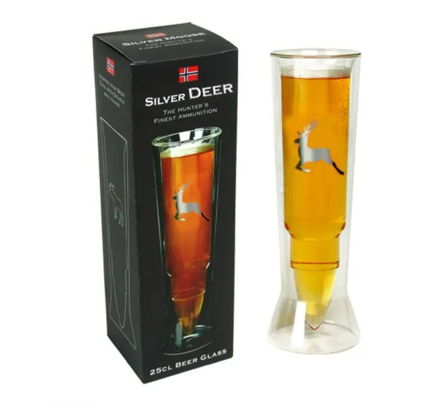 Silver Deer Ølglass