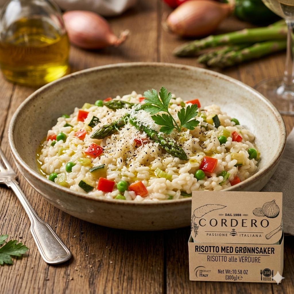 Cordero Gourmet Risotto med Grønnsaker 300g