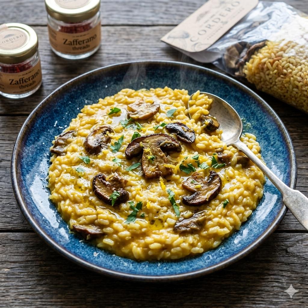 Cordero Gourmet Risotto Steinsopp & Safran 300g