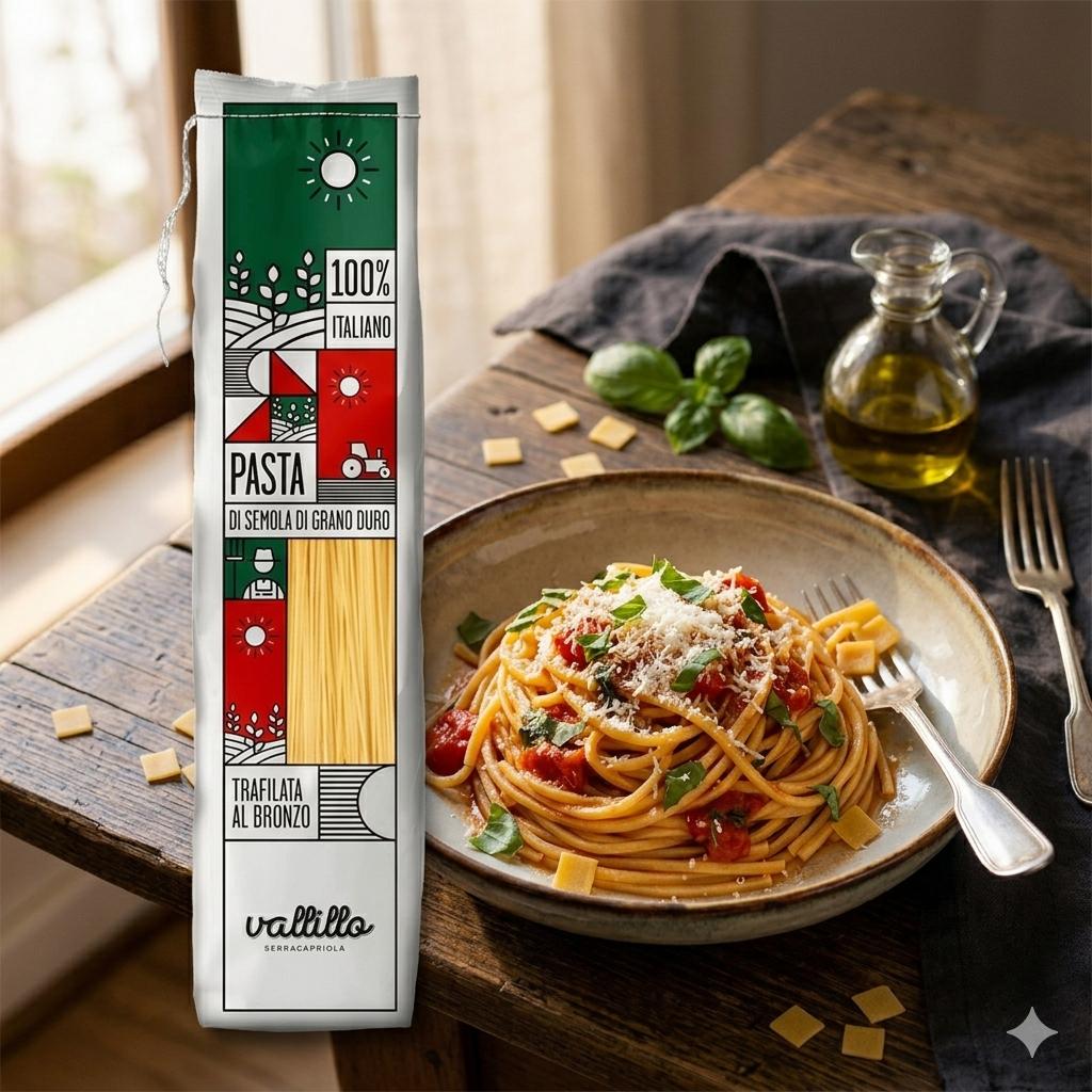 Vallillo Pasta Spaghetto Qadrato 500g