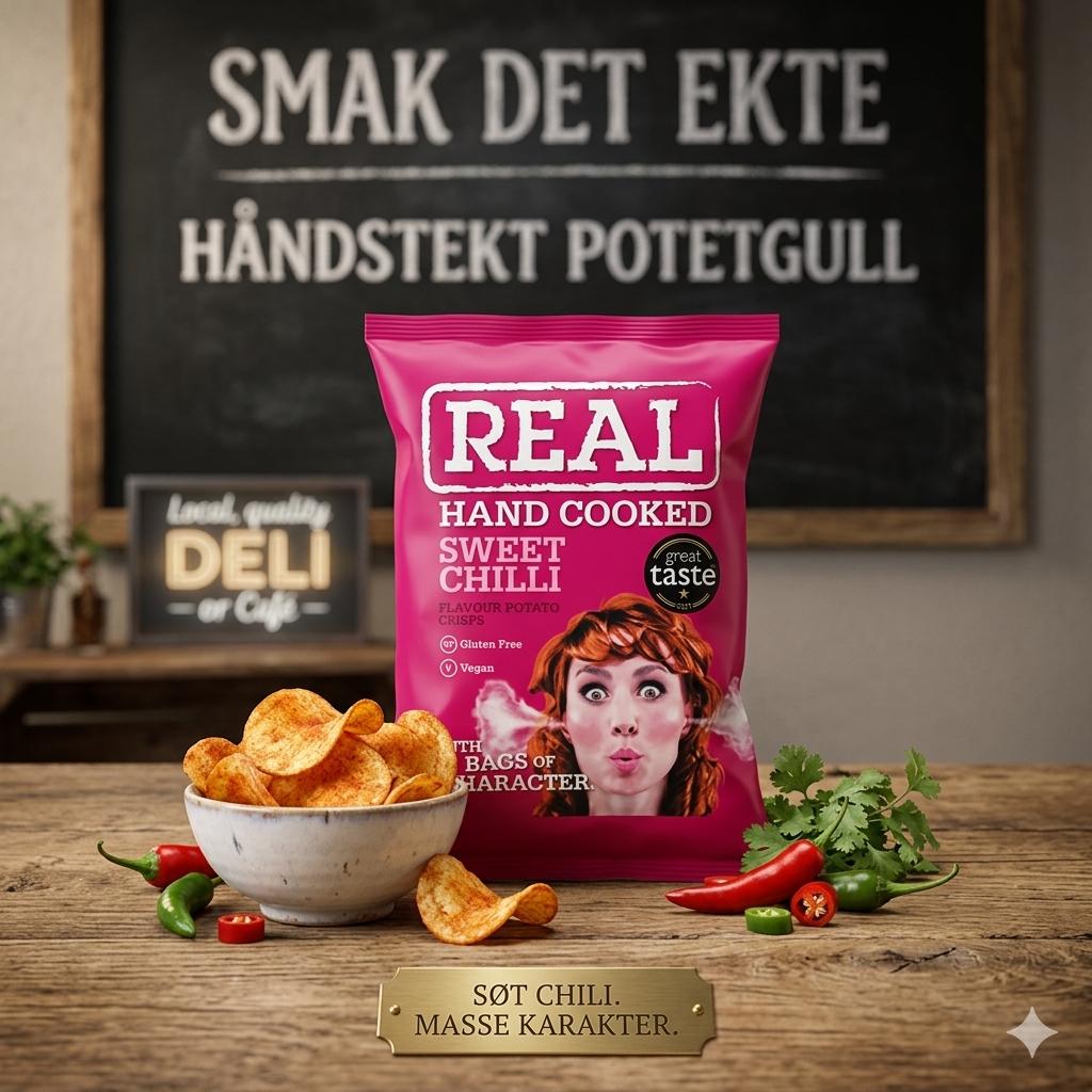 Real Crisps Sweet Chilli 150g