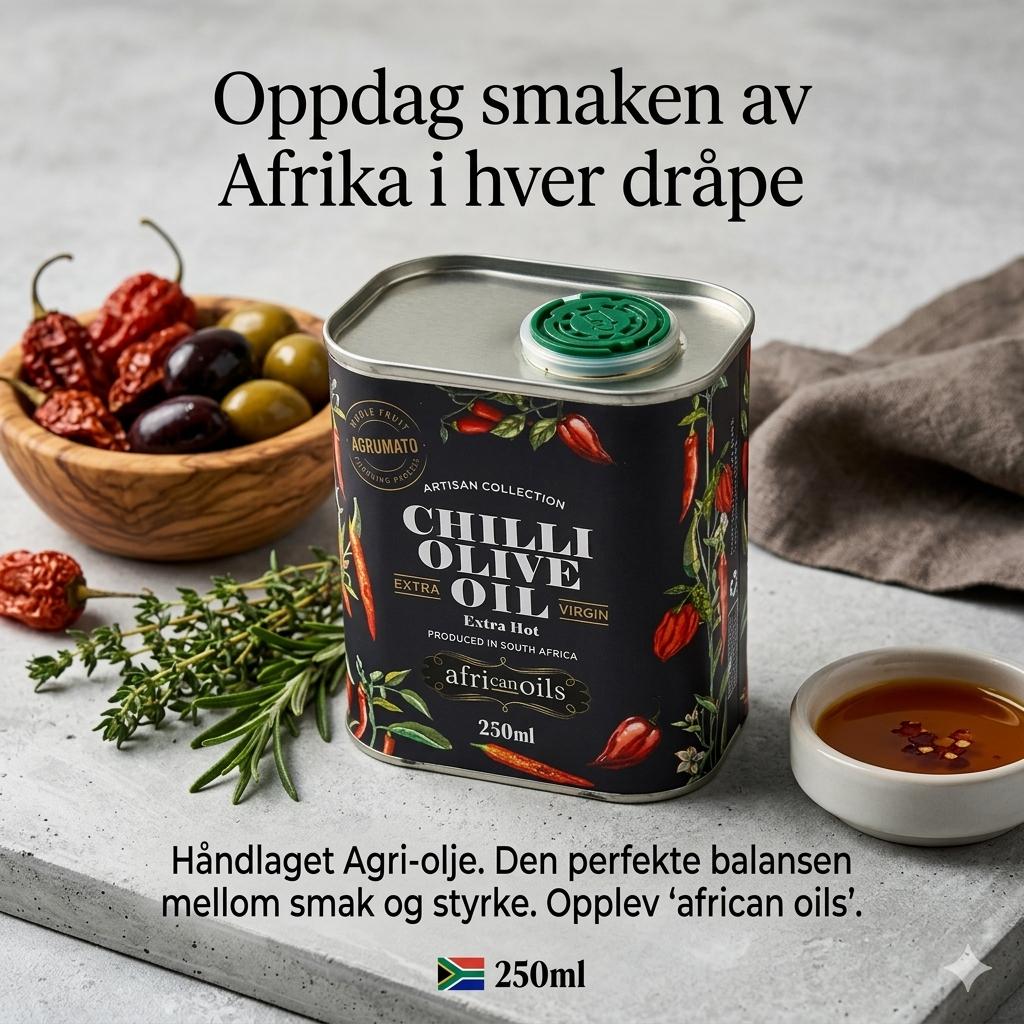 Extra Virgin Olivenolje med Chili 250 ml