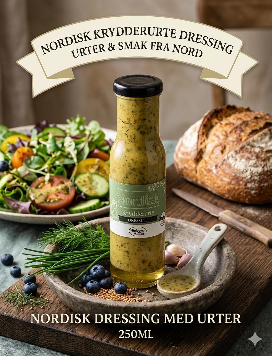 Nordisk Dressing med Urter 250ml