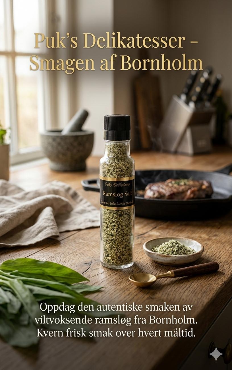 Ramsløksalt, kvern, 180g