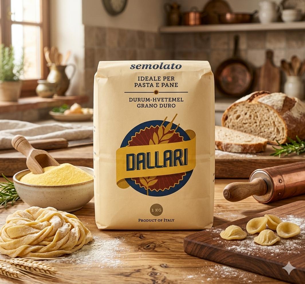 Durum-hvetemel Grano Duro1 kg