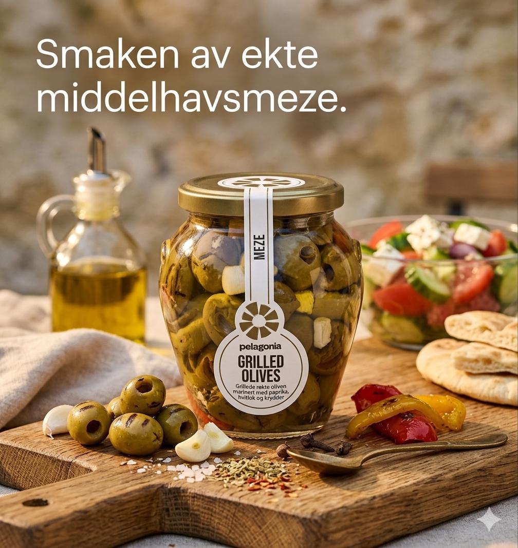 Grillet Oliven, 280g
