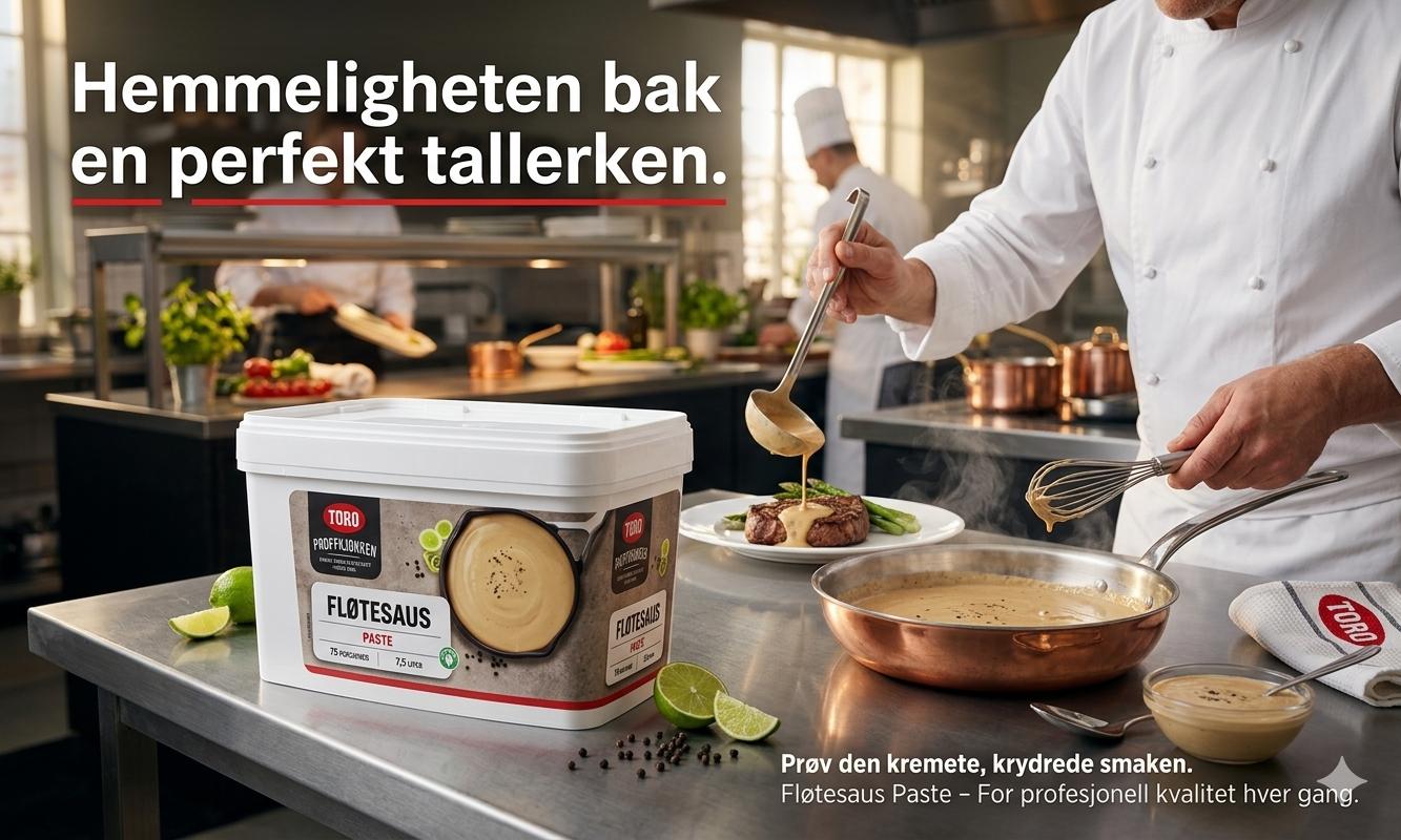 Toro fløtesaus paste 1,2kg