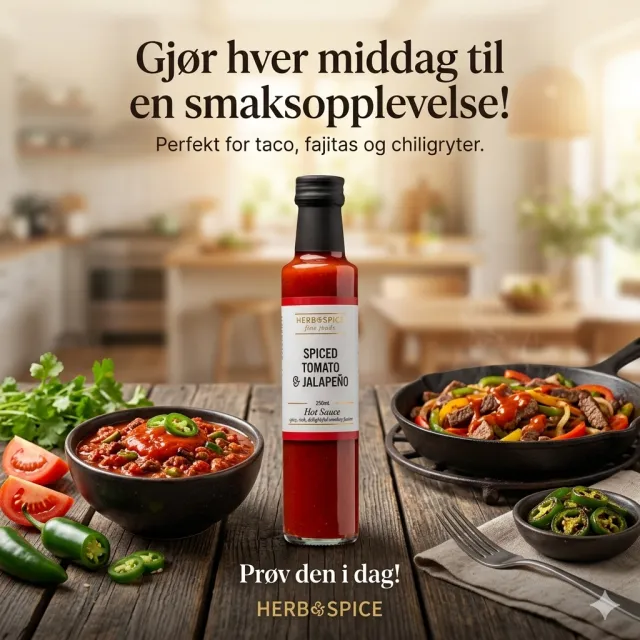 Spiced Tomato & Jalapeño Hot Sauce 250ml