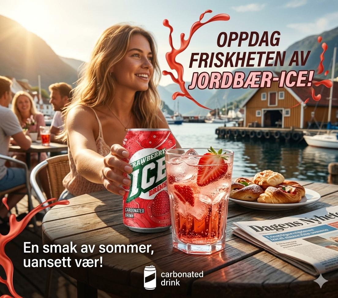 Ice Drink Strawberry Drink 330ml